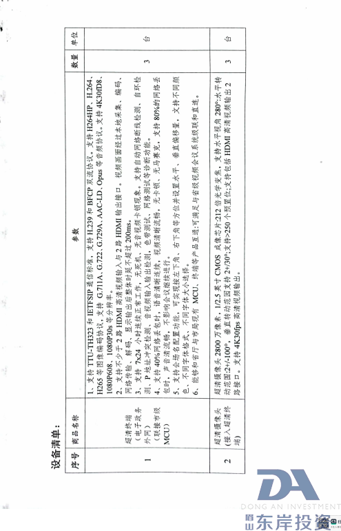 眉山市東坡區智慧應急管理信息化服務項目新增電子政務外網視頻會商系統詢價采購邀請函(圖1)